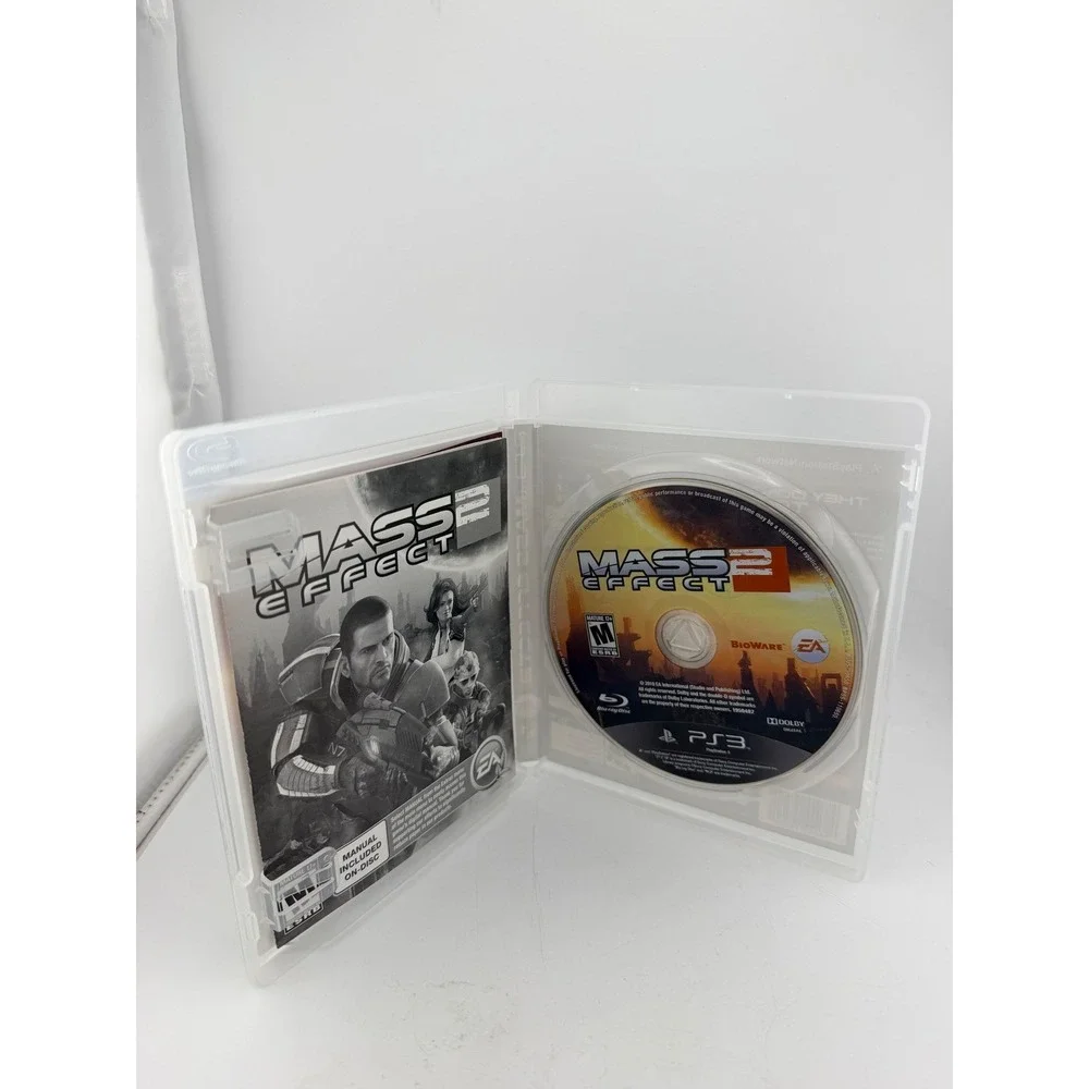 Mass Effect 2 Sony PlayStation 3 PS3 2011 Action RPG BLUS 30650 CIB Complete